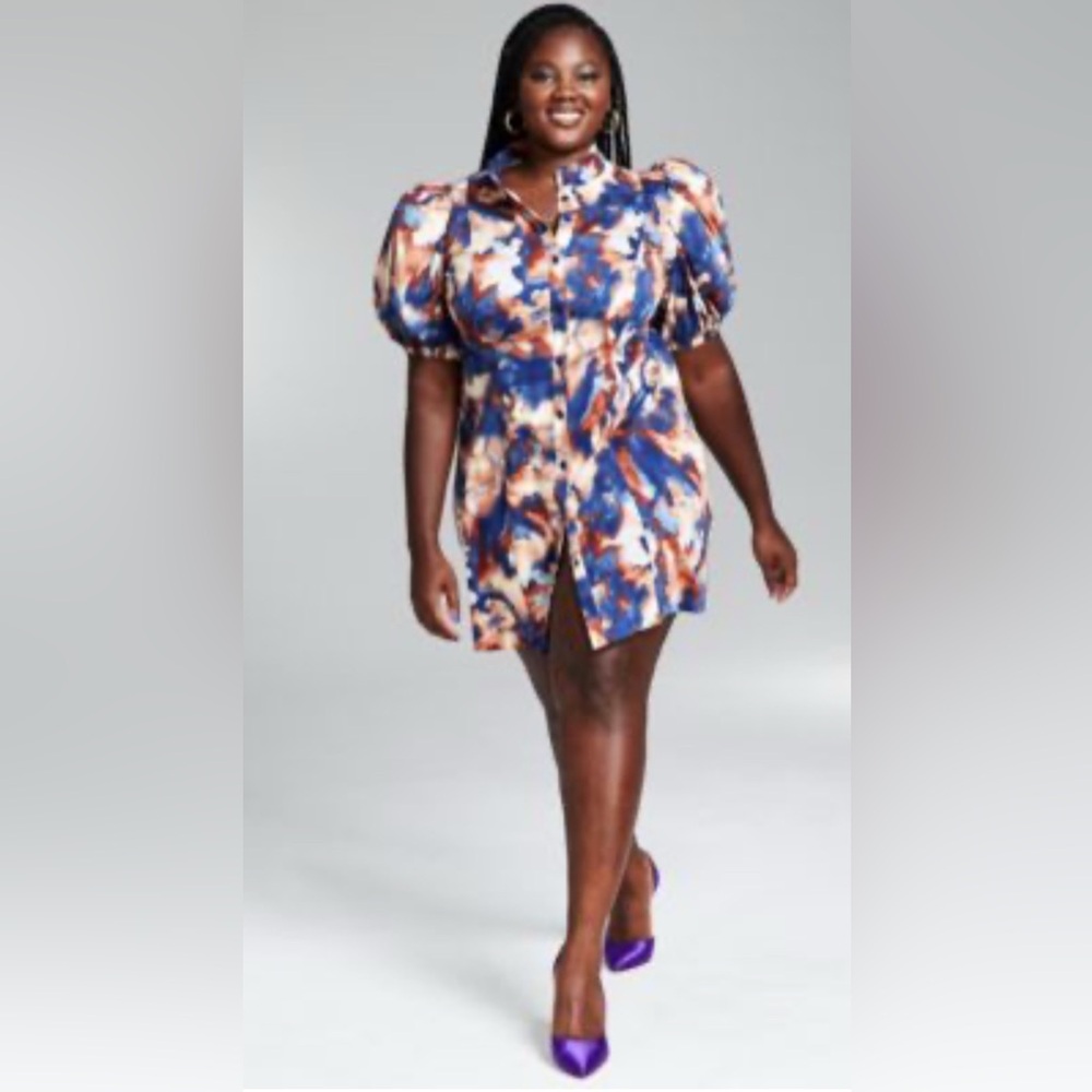 NEW Bar III GooGoo Atkins Plus Mini Dress Size 2X